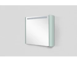 [276383] Зеркальный шкаф Am.Pm Sensation M30MCL0801GG, левый, 80 см, с подсветкой, мятный +252290 ₽