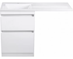 [290907] Тумба Эстет Даллас 120 Люкс Plus напольная, белая +19562 ₽