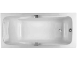 [81131] Чугунная ванна Jacob Delafon Repos E2903-00, 180 x 85 см с ручками, сливом-переливом и ножками +103123 ₽