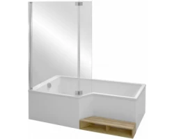 [303353] Ванна акриловая Jacob Delafon Bain Douche Neo E6D004-00 180 х 90 х 70, левая +70140 ₽