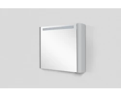 [276384] Зеркальный шкаф Am.Pm Sensation M30MCR0801FG, правый, 80 см, с подсветкой, серый шелк +252290 ₽