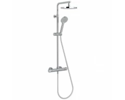 [394879] Душевая стойка Jacob Delafon Marcel E25084-CP с термостатом, хром +44880 ₽