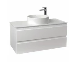 [462487] Тумба со столешницей под раковину Jacob Delafon Madeleine, 100 см, со светодиодной подсветкой, белая глянцевая, EB2084- +73130 ₽