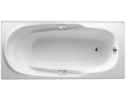 [81128] Чугунная ванна Jacob Delafon Adagio, 170 x 80 см, ножки и слив-перелив в подарок, E2910-00 +73720 ₽