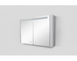 [276386] Зеркальный шкаф Am.Pm Sensation M30MCX1001FG, 100 см, с подсветкой, серый шелк +269190 ₽