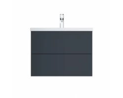 [360771] Тумба под раковину Am.Pm Gem M90FSX06022GM32, напольная, 60 см, 2 ящика push-to-open, графит матовый +23290 ₽