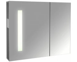 [121458] Зеркальный шкаф Jacob Delafon Rythmik 80 см, EB1061-NF, с подсветкой +57586 ₽