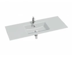 [284706] Раковина-столешница стеклянная Jacob Delafon VOX EB2101-DD1, 120 х 46 см, белая, глянцевая +116346 ₽