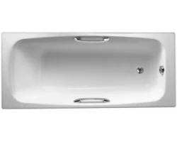 [81127] Чугунная ванна Jacob Delafon Diapason, 170 x 75 см, ножки и слив-перелив в подарок, цвет белый, E2926-00 +70950 ₽