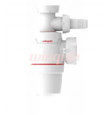 Сифон, WIRQUIN NEO 1 ¼ х 40 мм  без выпуска с отводом под ст.маш., WIRQUIN