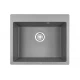 Кухонная мойка GRANULA (6001, АЛЮМИНИУМ)
