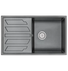 Кухонная мойка GRANULA (8601, ШВАРЦ)