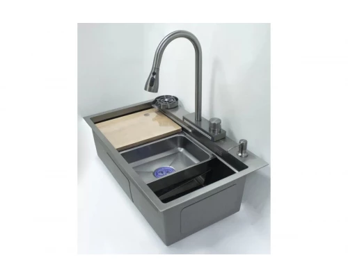 Многофункциональная мойка из нержавеющей стали 75х45 Hansen HS75045-C