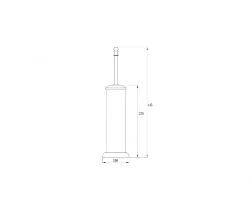 Ершик напольный Ganzer GZ30090-E золото