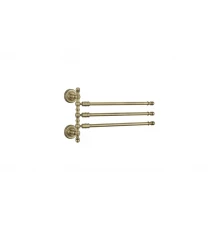 Держатель для полотенец тройной поворотный Ganzer GZ31013-D бронза