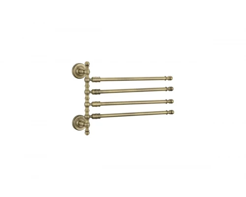 Полотенцедержатель поворотный четверной Ganzer GZ31014-D бронза