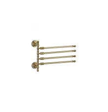 Полотенцедержатель поворотный четверной Ganzer GZ31014-E золото