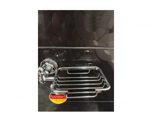 Мыльница настенная решётка Ganzer GZ31022 хром