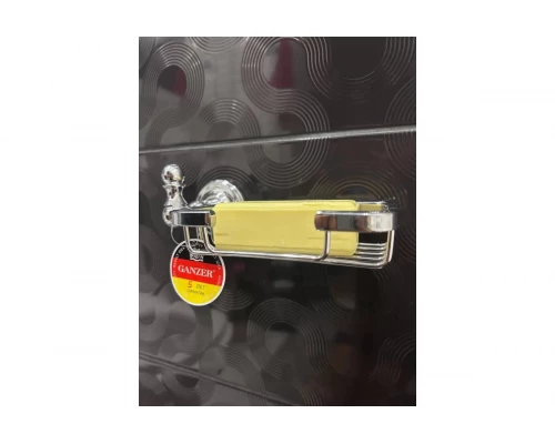 Мыльница настенная решётка Ganzer GZ31022 хром