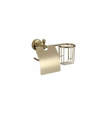 Бумагодержатель и освежителя воздуха Ganzer GZ-L31031-E золото