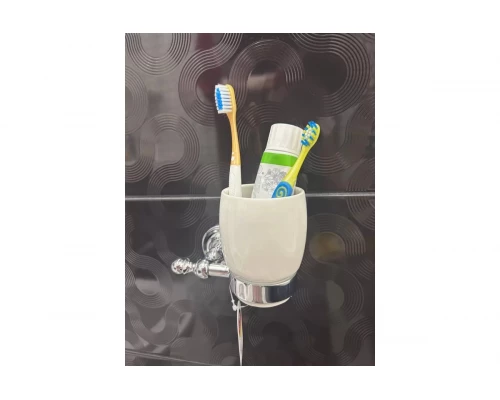 Стакан для зубных щёток Ganzer GZ31060 хром