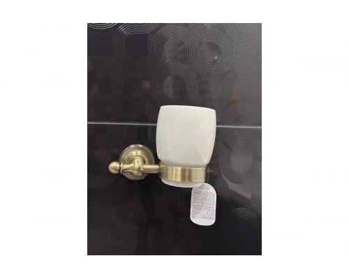 Стакан для зубных щёток Ganzer GZ31060-D бронза