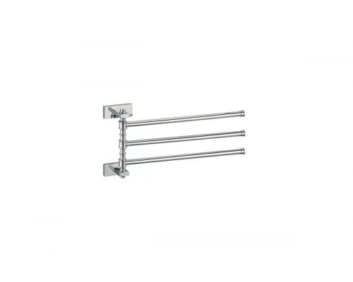 Держатель для полотенец тройной, поворотный Ganzer GZ88013 хром