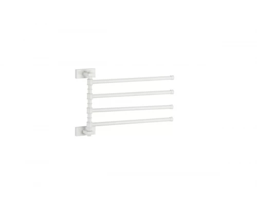 Держатель для полотенец четверной, поворотный Ganzer GZ88014-F белый