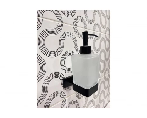 Дозатор жидкого мыла настенный Ganzer GZ88027-C черный