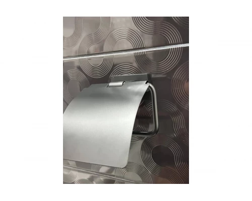 Держатель туалетной бумаги с крышкой Ganzer GZ88030-C черный