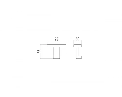 Держатель для полотенец Ganzer GZ88051-C черный