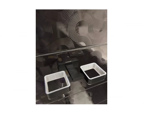 Стакан двойной для зубных щёток Ganzer GZ88080-C черный