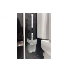 Ершик для унитаза настенный Ganzer GZ88090 стекло хром