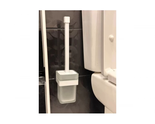 Ершик для унитаза настенный Ganzer GZ88090-F стекло, белый