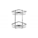 Полка для ванной комнаты угловая двух ярусная Ganzer GZ30062 хром