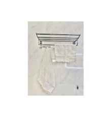 Выдвижная настенная полка для полотенец Hansen HA3207 хром