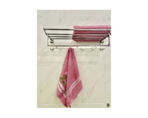 Выдвижная настенная полка для полотенец Hansen HA3207 хром