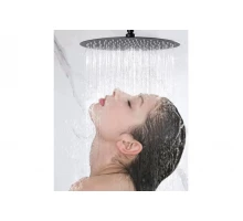 Лейка для тропического душа 300x300 Hansen HP46-4C черный