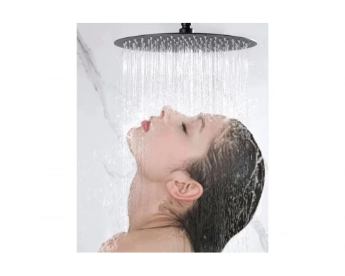 Лейка для тропического душа 300x300 Hansen HP46-4C черный