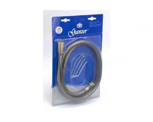 Шланг для выдвижной лейки, раздвижной 1/2 - 3/8 ВР Ganzer GZ80150-D