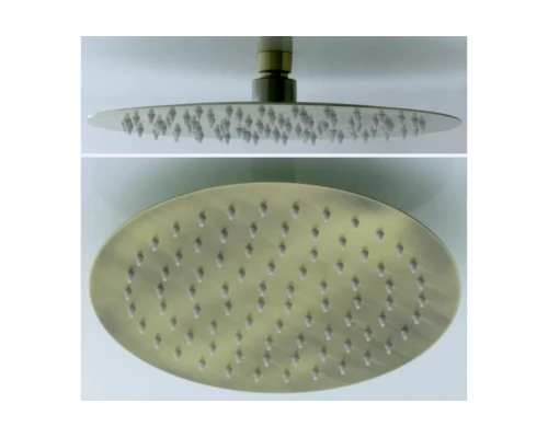 Лейка тропическая круглая 250х250 Ganzer GZ018-25-D бронза