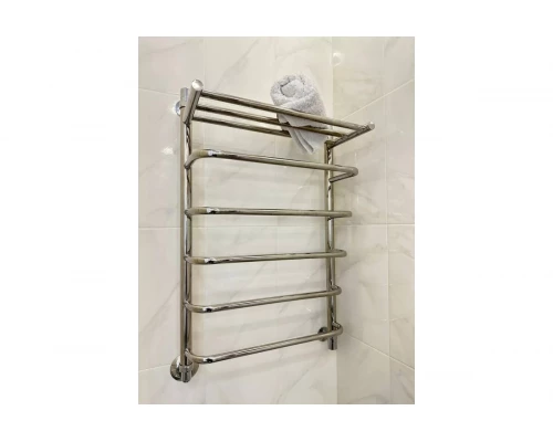 Полотенцесушитель водяной лесенка с верхней полкой 800х500 мм Ganzer G14-80х50