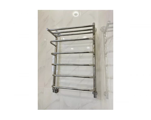 Полотенцесушитель водяной лесенка с верхней полкой 800х500 мм Ganzer G14-80х50