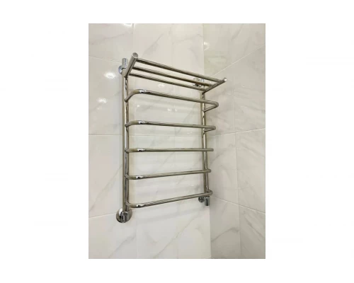 Полотенцесушитель водяной лесенка с верхней полкой 800х600 мм Ganzer G14-80х60