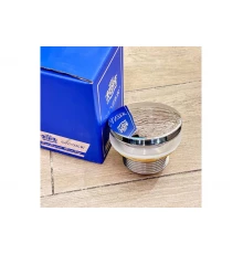 Донный клапан для ванны 1*1/2 Ganzer F-03 хром