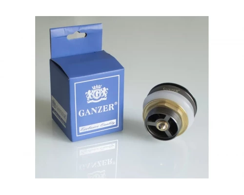 Донный клапан для ванны 1*1/2 Ganzer F-03Q графит