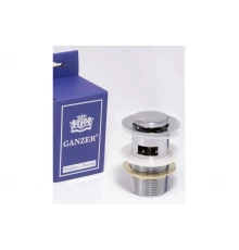 Донный клапан с переливом 1*1/4 Ganzer F-5 хром