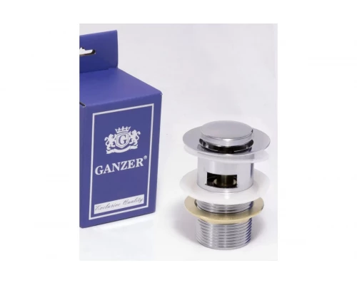Донный клапан с переливом 1*1/4 Ganzer F-5 хром