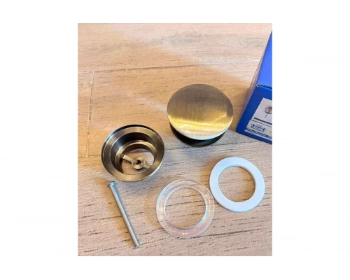 Донный клапан для раковины 1*1/4 Ganzer F-09D бронза