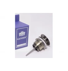 Донный клапан для раковины 1*1/4 Ganzer F-09D бронза
